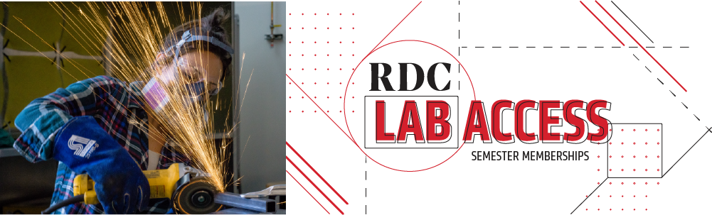 RDC Lab Access Membership: Picture of Metal Grinding in Metal Lab (RDC room 129)